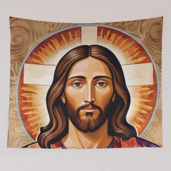 Item preview, Jesus in a batik robe 2 designed and sold by Warih.