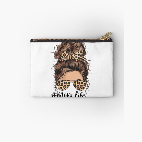 Item preview, Cute woman face messy  hair bun designed and sold by Sameena Fatima.