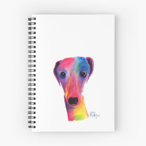 Item preview, Nosey Dog Whippet Greyhound ' BeLLA ' by Shirley MacArthur designed and sold by Shirley MacArthur Art.