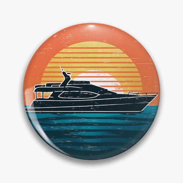 Item preview, Retro Yacht Silhouette at Sunset  designed and sold by Digi-Bay.