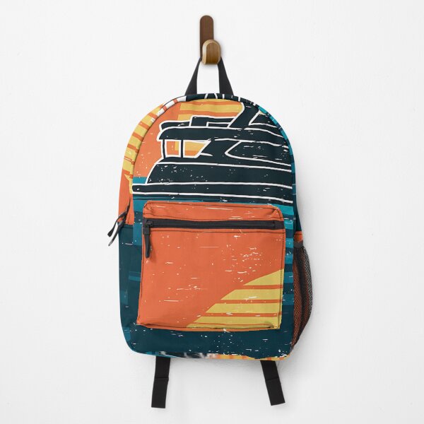 Item preview, Retro Yacht Silhouette at Sunset designed and sold by Digi-Bay.
