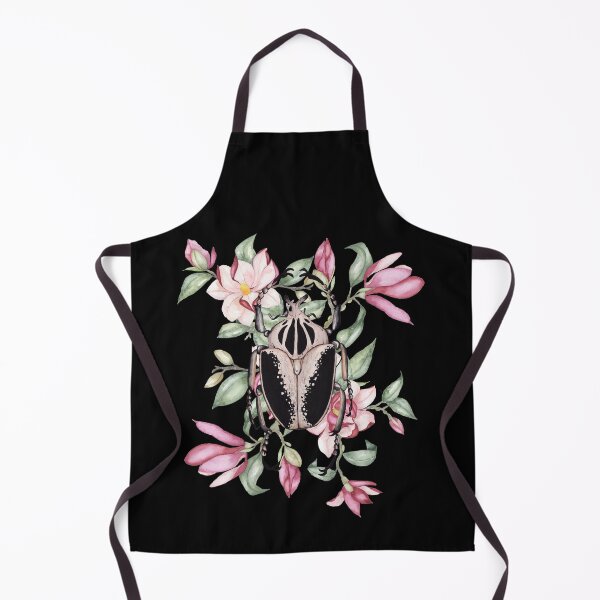 Item preview, Watercolor illustration - goliath beetle and magnolias designed and sold by LindaSitniece.