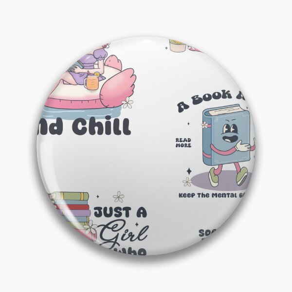 Item preview, Just a girl who love Books sticker pack/ Book Reading/ sticker pack of 5 unique book reading stickers designed and sold by mbarts85.