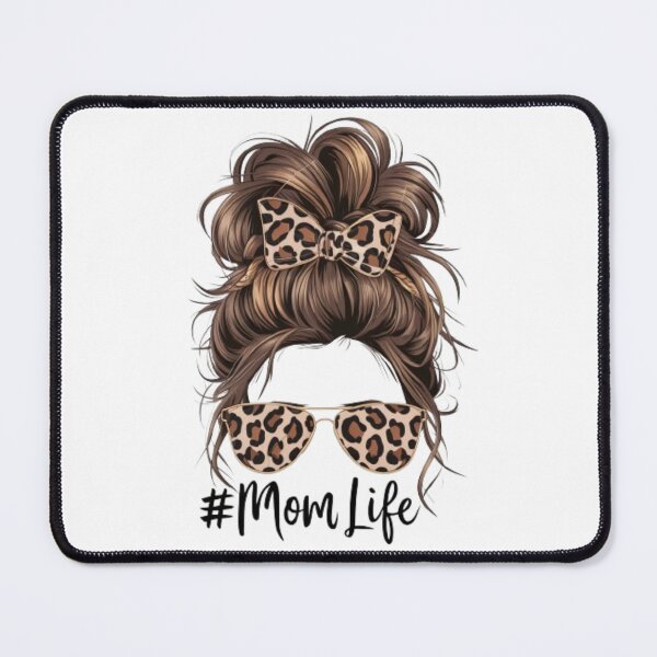 Item preview, Cute woman face messy  hair bun designed and sold by Sameena Fatima.