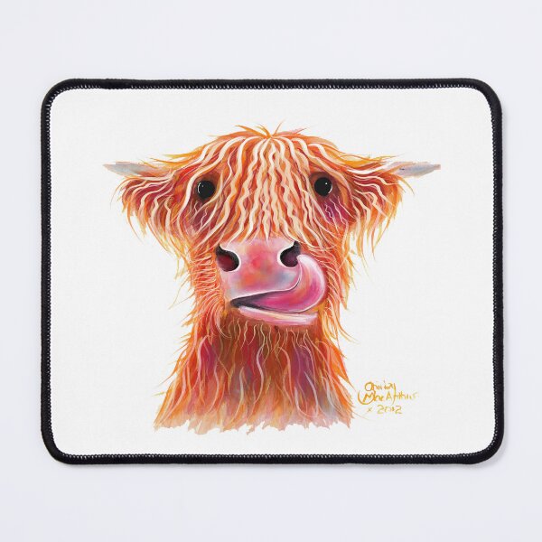 Item preview, Scottish Highland Cow ' GARLIC ' by Shirley MacArthur designed and sold by Shirley MacArthur Art.