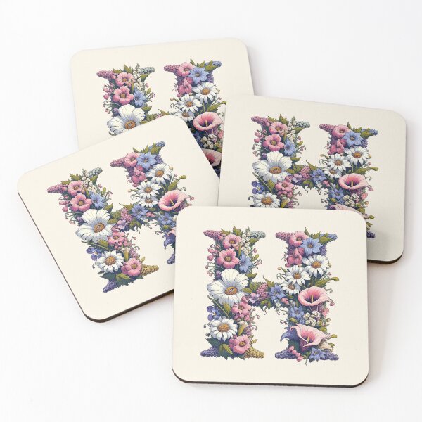 Item preview, Floral Letter H designed and sold by zzz888.
