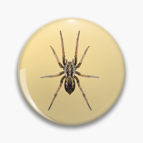 Item preview, W is for Wolf Spider ,Wolf Spider – Fierce and Agile Ground Spider Illustration designed and sold by PrettylittlepastelUk.