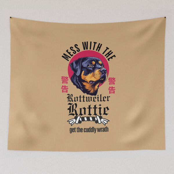 Item preview, Mess with the rottweiler, get the cuddly wrath designed and sold by Peerless-Prime.