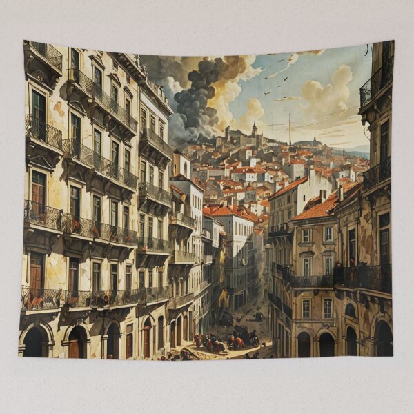 Item preview, 1755 earthquake of Lisbon designed and sold by ArtHistoryPrint.