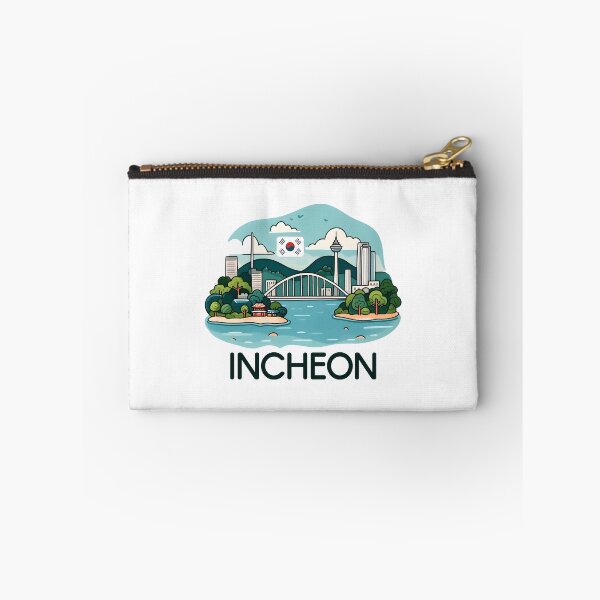 Item preview, Incheon South Korea Watercolor designed and sold by PaintMeWorld.