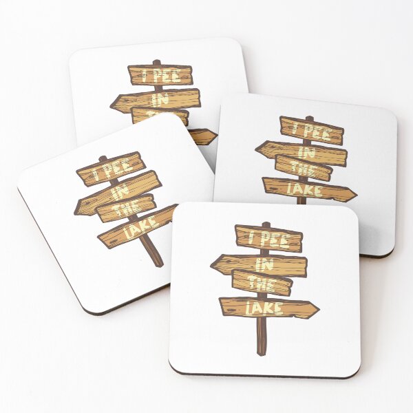Item preview, "Wilderness Witty: Embrace Nature's Fun with 'I Pee in the Lake'" designed and sold by artworkathome.