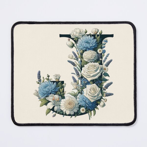 Item preview, Floral Letter J designed and sold by zzz888.