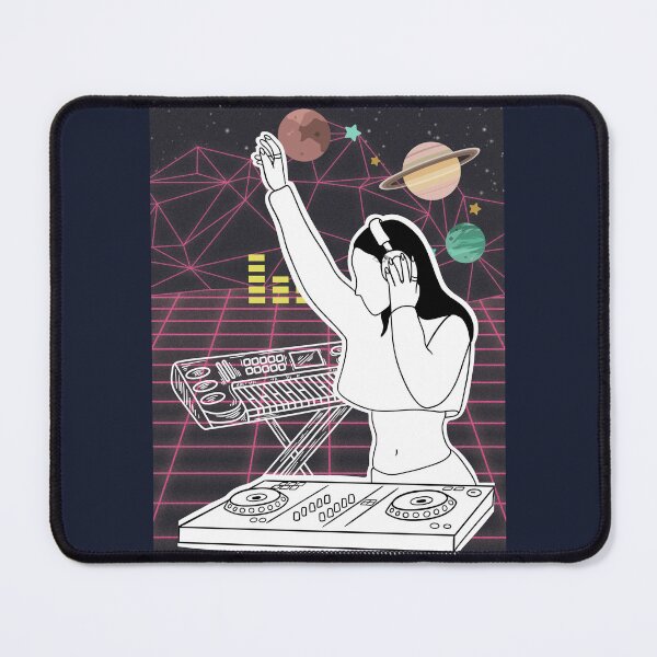 Item preview, EDM DJ Girl Phonk Drum n Bass Space Dimension designed and sold by LivingRoomZoo.