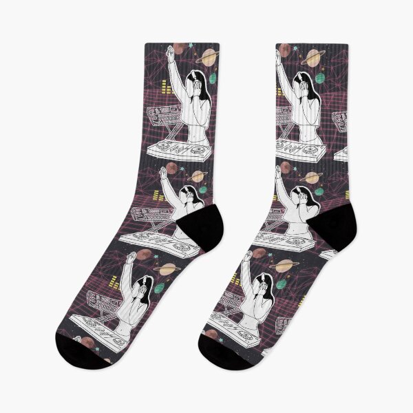 Item preview, EDM DJ Girl Phonk Drum n Bass Space Dimension designed and sold by LivingRoomZoo.
