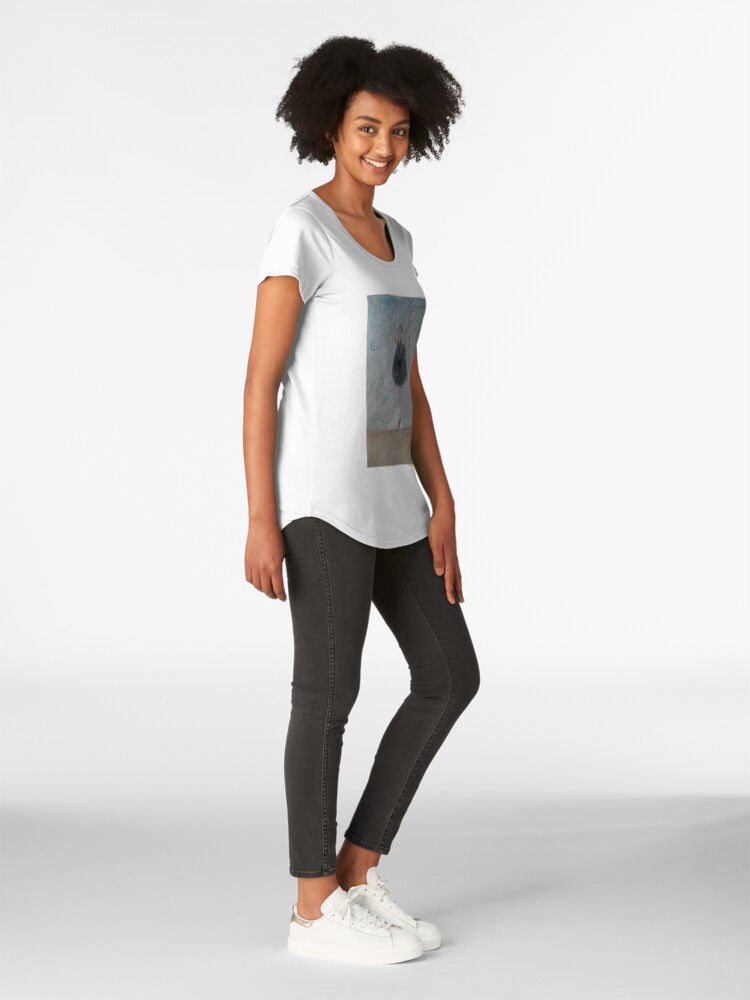 Alternate view of Black Swan: Ballerina Dacing Premium Scoop T-Shirt