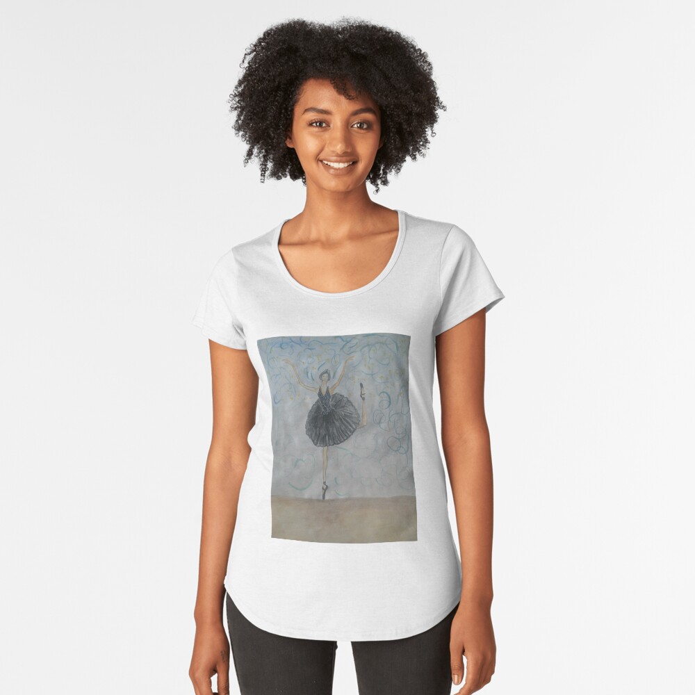 Black Swan: Ballerina Dacing Premium Scoop T-Shirt