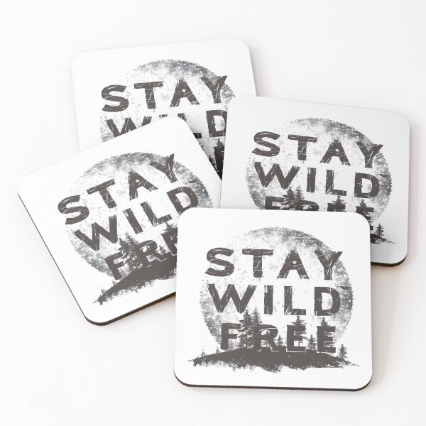 Item preview, Stay Wild Free designed and sold by AI-Only Creations.
