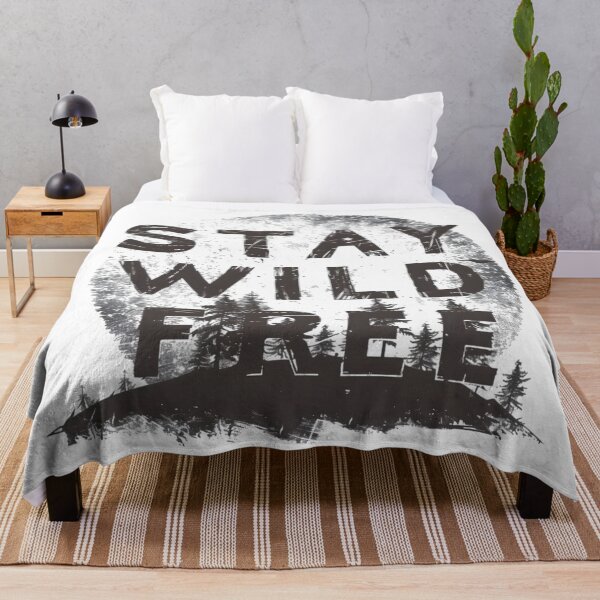 Item preview, Stay Wild Free designed and sold by AI-Only Creations.