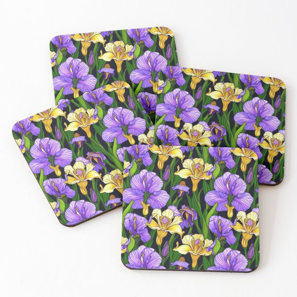 Item preview,  patrón floral [iris brillante] designed and sold by DarkStarling.