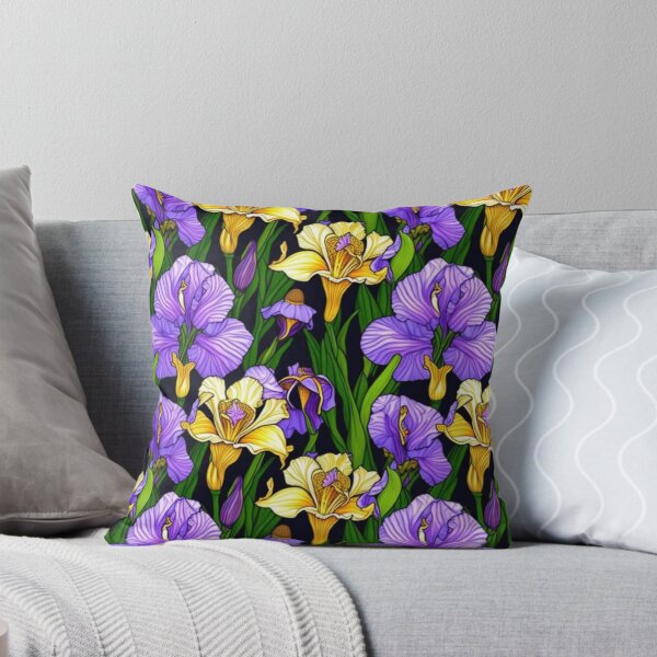 Item preview,  patrón floral [iris brillante] designed and sold by DarkStarling.