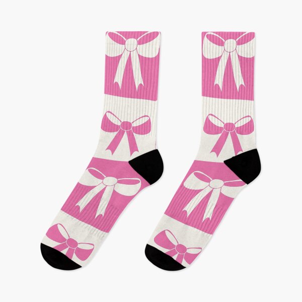 Item preview, Checkered Pink and White coquette Bows Pattern  designed and sold by Yasminepatterns .
