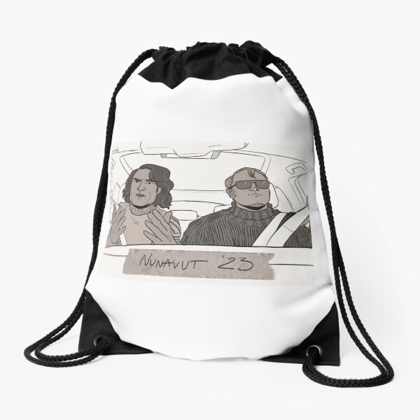 Road trip Drawstring Bag