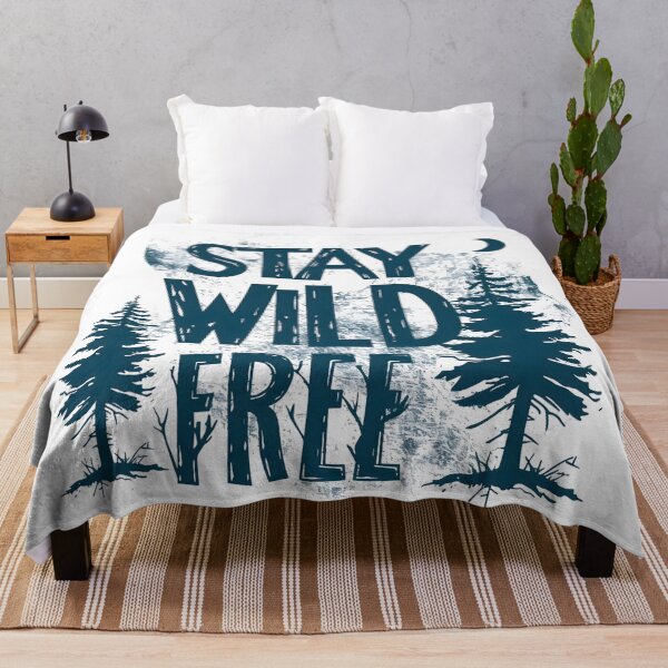 Item preview, Stay Wild & Free designed and sold by AI-Only Creations.