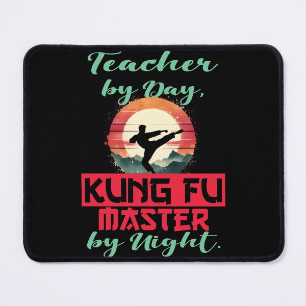 Item preview, Vintage Kung Fu Master & History Teacher Dual Life | T-Shirt Design | designed and sold by TheInkyOwl-TIO.