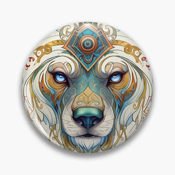 Item preview, Native Spiritual Wolf Portrait designed and sold by FocusedArt.