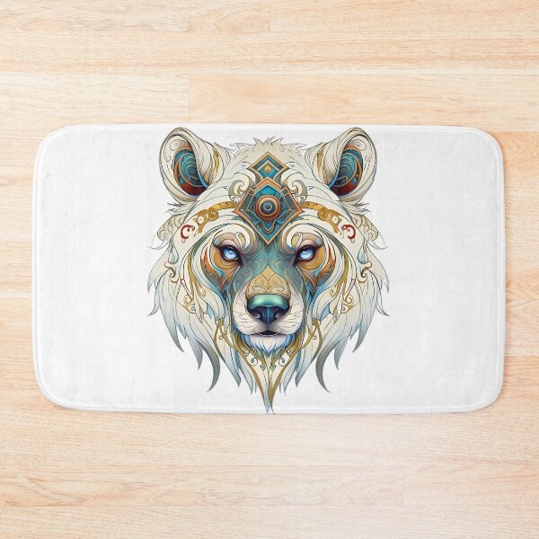 Item preview, Native Spiritual Wolf Portrait designed and sold by FocusedArt.
