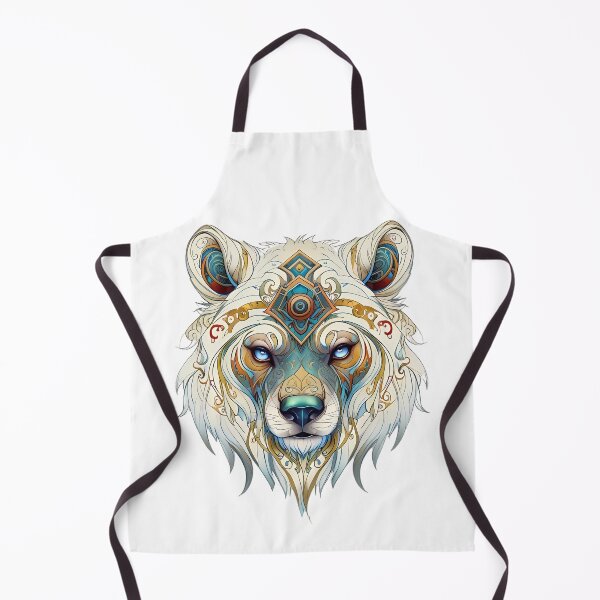 Item preview, Native Spiritual Wolf Portrait designed and sold by FocusedArt.