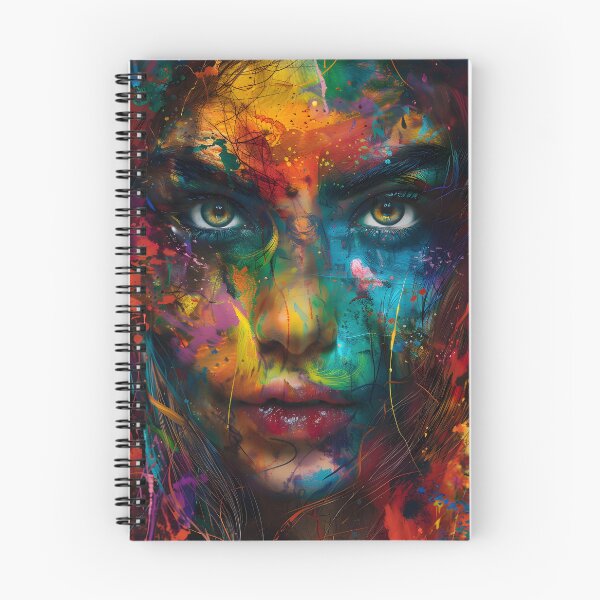 Item preview, Colorful woman portrait with a blend of bold hues designed and sold by Artessie.