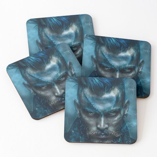 Item preview, Edgy cyberpunk figure with intense expression. designed and sold by Artessie.