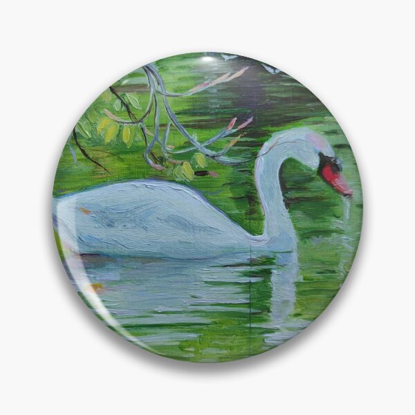 Item preview, Swan of Memory: A Serene Reflection designed and sold by auroravittori.