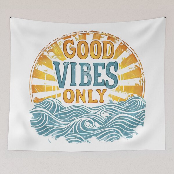 Item preview, Good Vibes Only designed and sold by AI-Only Creations.