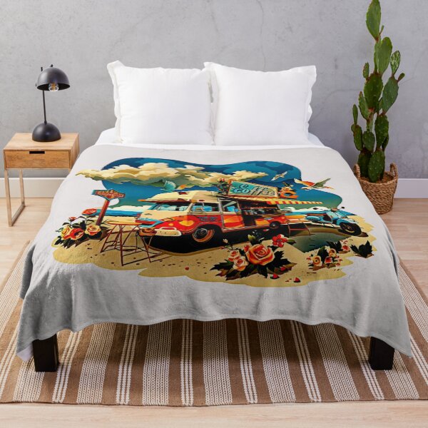 Item preview, Charming Coffee Truck – Vibrant Illustration T-Shirt designed and sold by Mrrjgraphic.