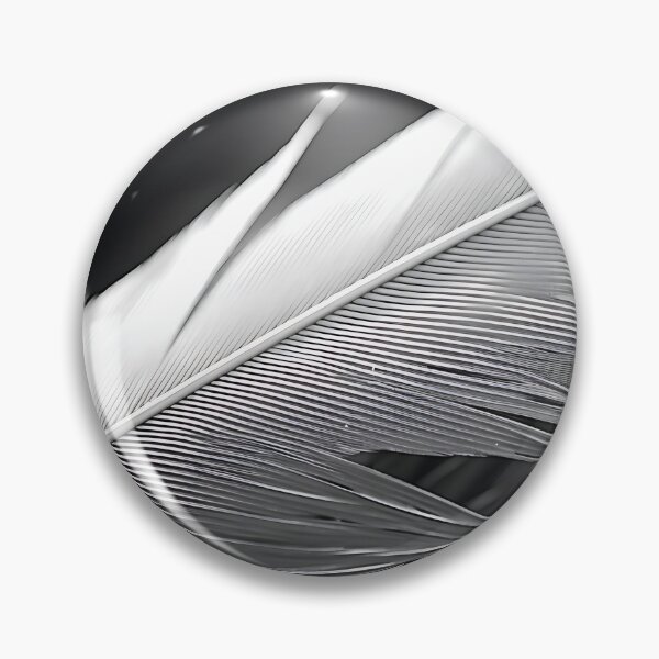Item preview, Feather - Black and White designed and sold by KootenayDesigns.