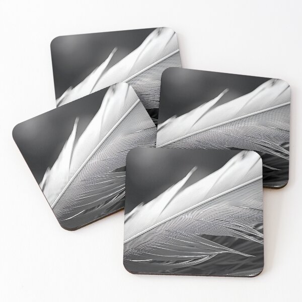 Item preview, Feather - Black and White designed and sold by KootenayDesigns.