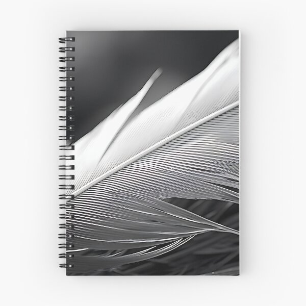 Item preview, Feather - Black and White designed and sold by KootenayDesigns.