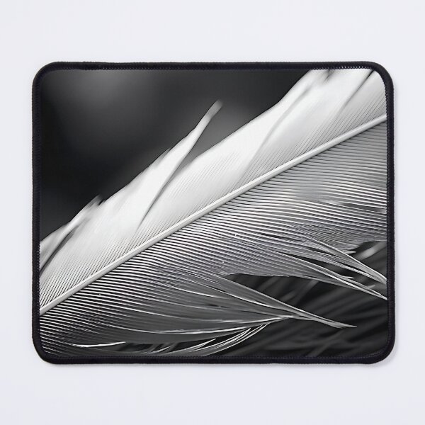 Item preview, Feather - Black and White designed and sold by KootenayDesigns.
