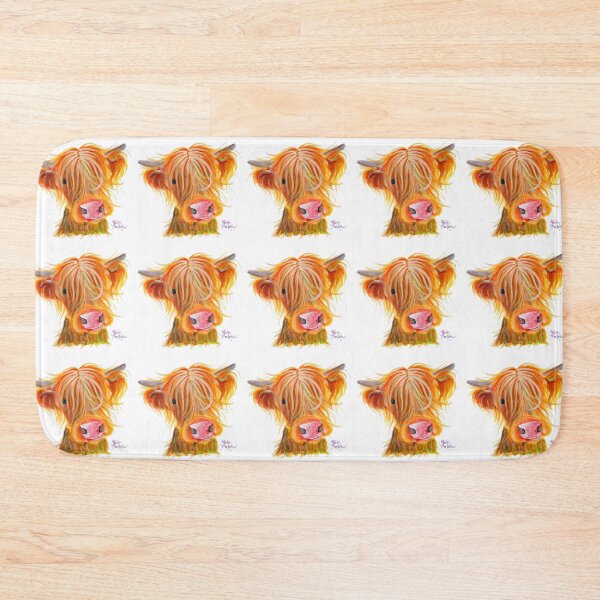 Item preview, Scottish Highland Cow PRiNT ' CORNFLAKE ' by Shirley MacArthur designed and sold by Shirley MacArthur Art.