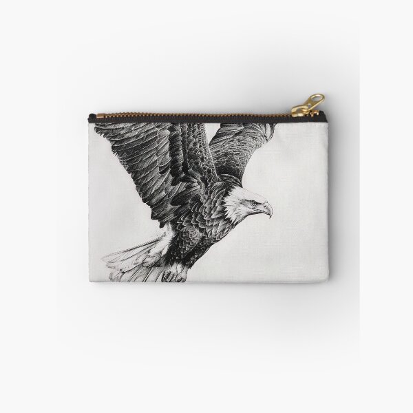 Item preview, Pencil drawn Bald Eagle High Quality Black and White Design designed and sold by Pencil-Art.