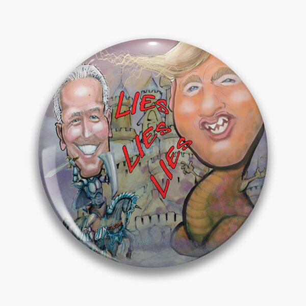 Item preview, Biden Fending off the Beast of Lies designed and sold by Kevin Middleton.