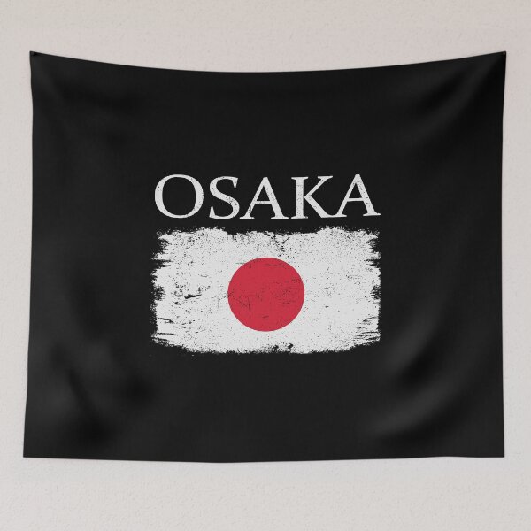 Item preview, Osaka Japan Flag Japan Tourist Osaka Tourist Japanese Visitor designed and sold by farhanhafeez.