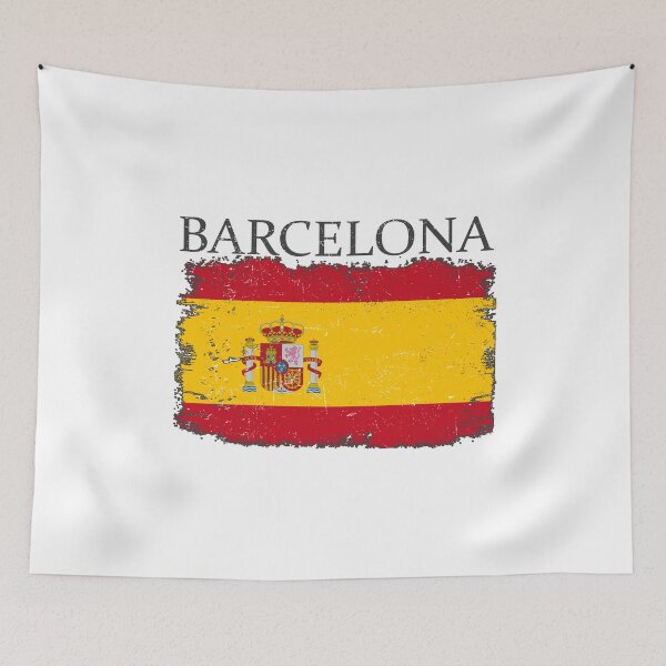 Item preview, Barcelona Spain Flag Barcelona Tourist Spain Tourist designed and sold by farhanhafeez.