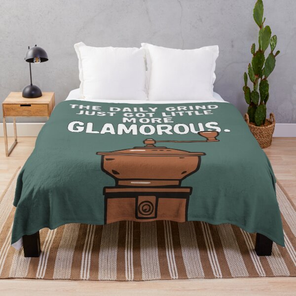 Item preview, Glamorous Daily Grind Coffee Humor designed and sold by PragmaticP.