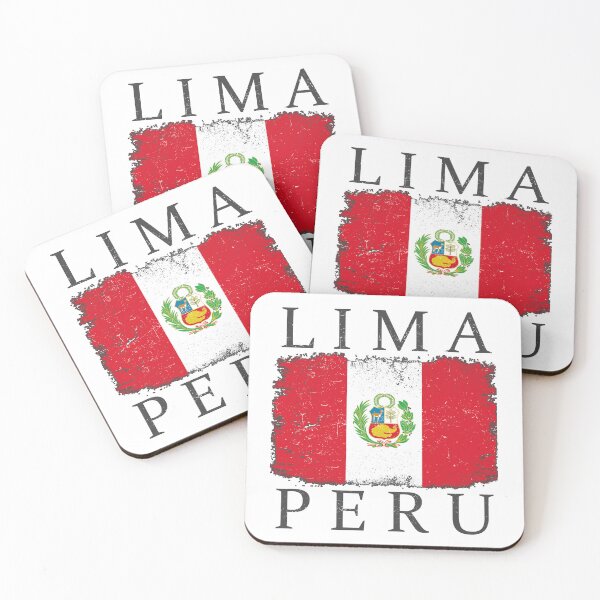 Item preview, Lima Peru Flag Peru Tourist Capital Peru Lima Tourist designed and sold by farhanhafeez.