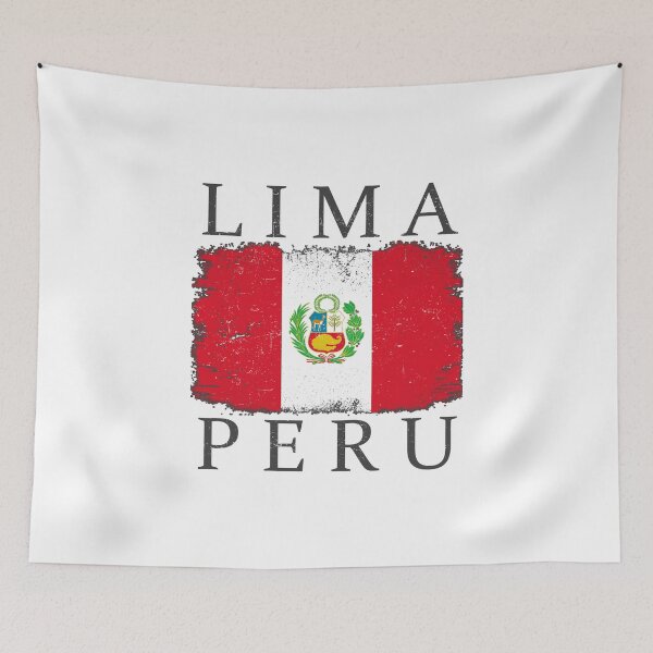 Item preview, Lima Peru Flag Peru Tourist Capital Peru Lima Tourist designed and sold by farhanhafeez.