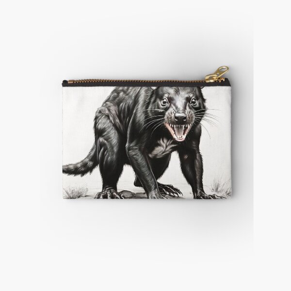 Item preview, Black and white Tasmanian devil pencil drawing designed and sold by Pencil-Art.