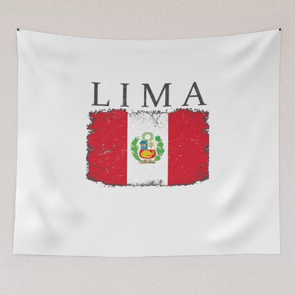 Item preview, Lima Peru Flag Peru Tourist Capital Peru Lima Tourist designed and sold by farhanhafeez.